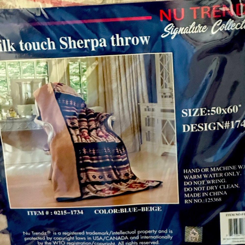 50x60 inch throw